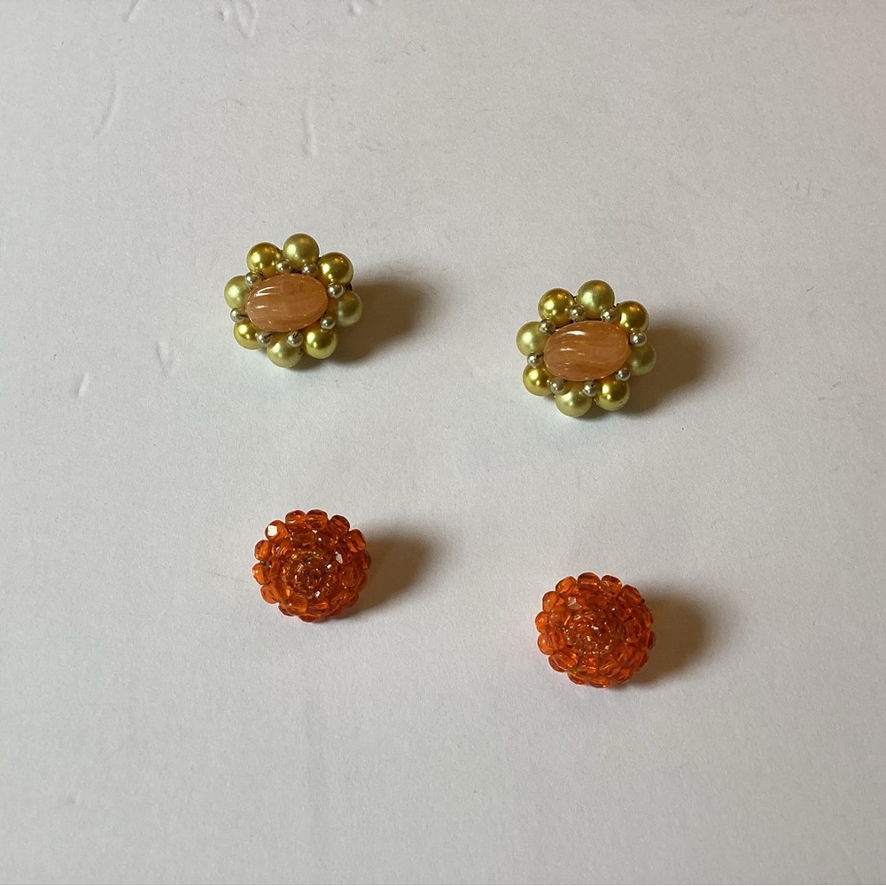 Vintage Clip On Earrings